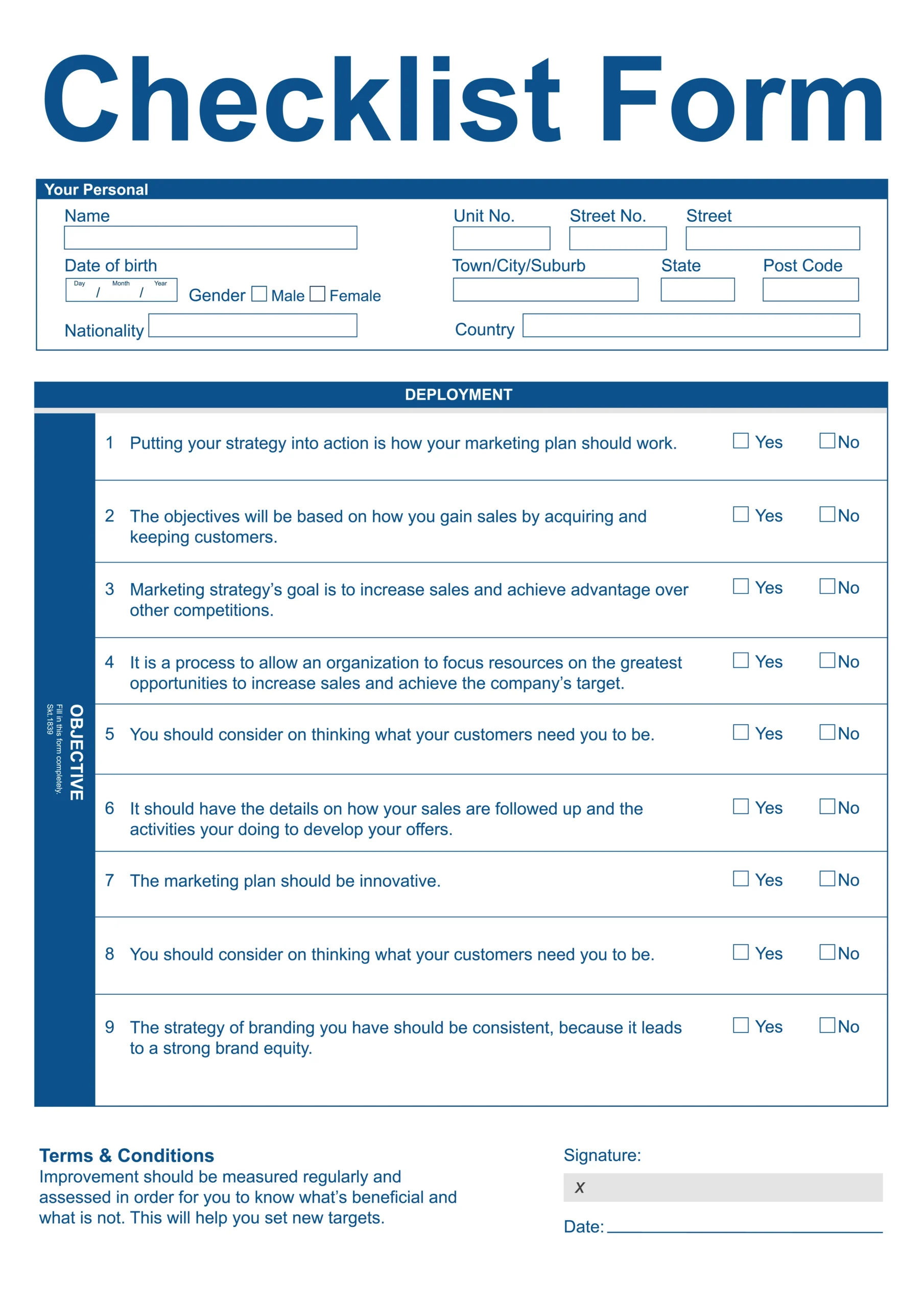 Service Forms