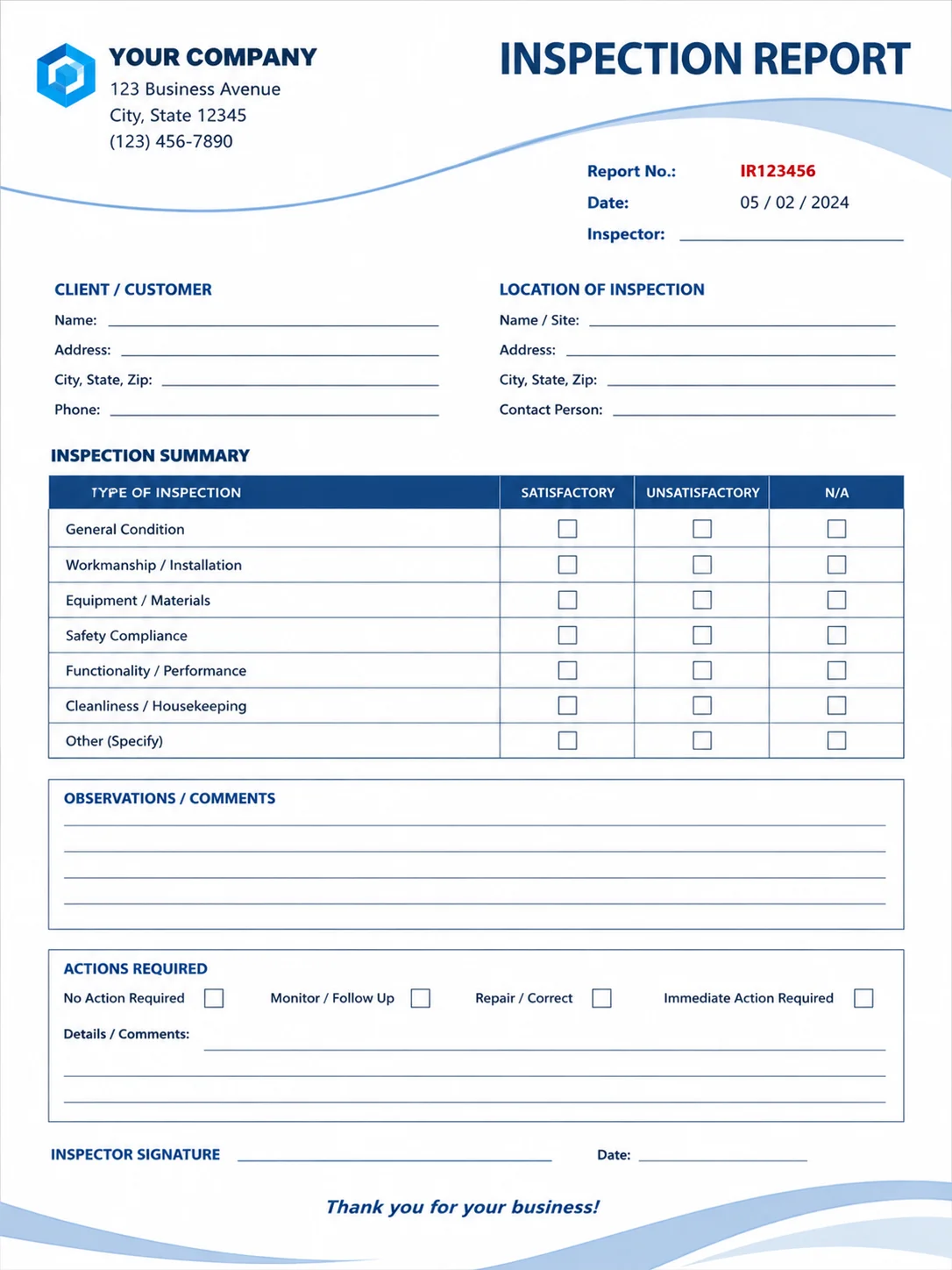 Inspection Reports