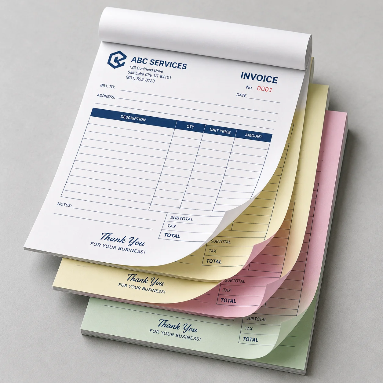 Carbonless Forms Printing