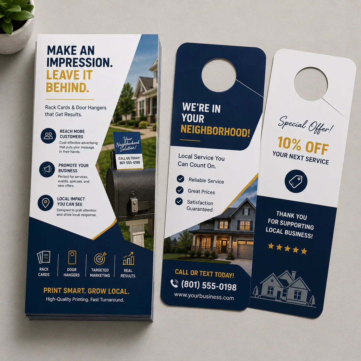 Rack Card Printing & Door Hangers